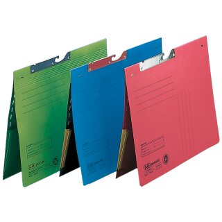 ELBA Pendelhefter mit Tasche DIN A4 Manilakarton rot (Preis pro Stück)