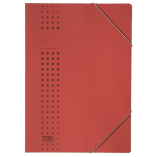 ELBA chic Eckspanner aus Karton A4 rot