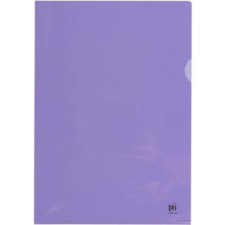 Oxford Sichthülle Premium DIN A4 PVC glasklar violett 25 Hüllen