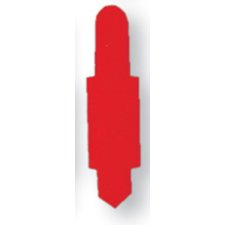 ELBA Stecksignal rot 100 Stück