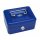 WEDO Geldkassette mit Clip blau (B)152 x (T)115 x (H)80 mm ohne Inhalt
