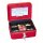 WEDO Geldkassette mit Clip rot (B)200 x (T)160 x (H)90 mm ohne Inhalt