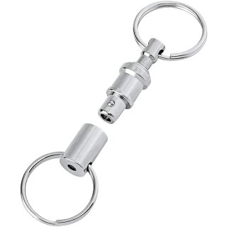 WEDO Schlüsselhalter mit Kupplung silber