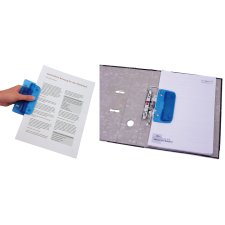 WEDO Taschenlocher Stanzleistung: 3 Blatt ICE blau