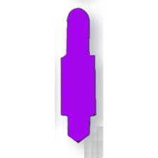 ELBA Stecksignal violett 100 Stück