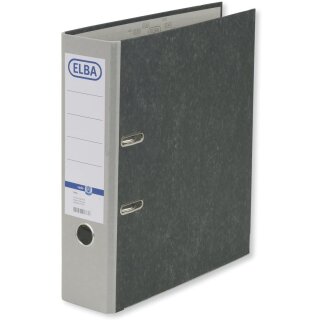 ELBA Ordner smart Original Rückenbreite: 80 mm DIN A4 grau