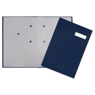 PAGNA Unterschriftenmappe DIN A4 20 Fächer blau