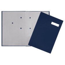 PAGNA Unterschriftenmappe ECO 20 Fächer Eco blau