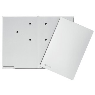 PAGNA Unterschriftenmappe Color DIN A4 20 Fächer silber