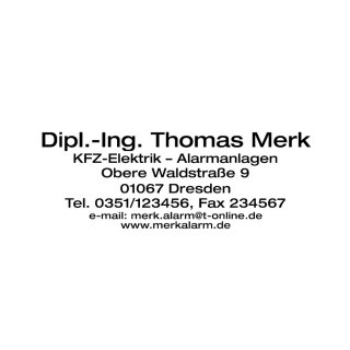 trodat Textstempelautomat Printy 4915 4.0 7 zeilig blau