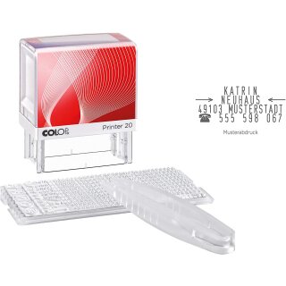 COLOP Textstempelautomat "D I Y Sets" Printer 20/1 Set