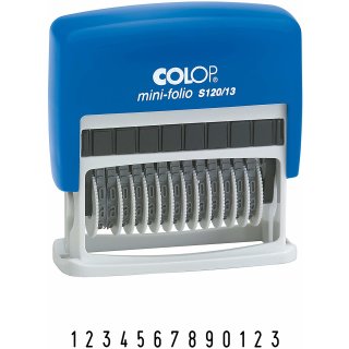 COLOP Ziffernstempel Mini Dater S120/13 13-stellig