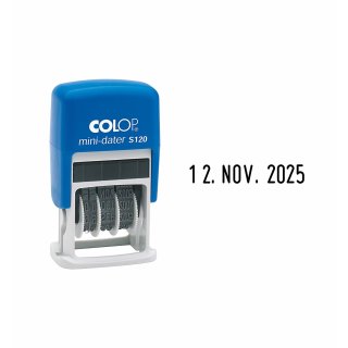 COLOP Datumstempel Mini Dater S120 Monate in Buchstaben