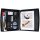 WEDO Orgamappe Elegance DIN A4 Kunstleder/Nylon schwarz mit Tragegriff