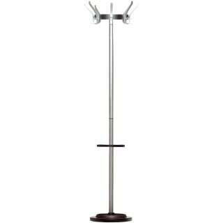 UNiLUX Garderobenständer "CYPRES" Höhe: 1.700 mm metallgrau / aluminium