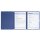 PAGNA Bewerbungsmappe "Spirit" DIN A4 aus Karton blau 3-teilig