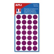 APLI Markierungspunkte Durchmesser: 15 mm rund violett...