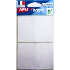 APLI Vielzweck Etiketten 38 x 58 mm weiß 28 Etiketten
