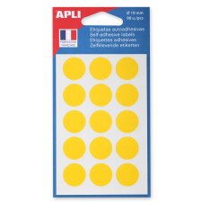 APLI Markierungspunkte Durchmesser: 19 mm rund gelb 90...