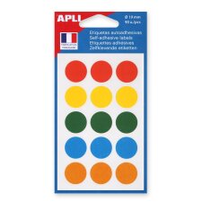 APLI Markierungspunkte Durchmesser: 19 mm rund farbig 90...