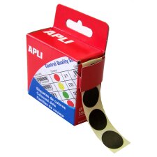 APLI Markierungspunkte Durchmesser: 15 mm rund schwarz...