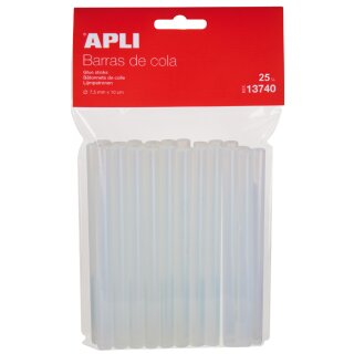 agipa Klebepatrone Durchmesser: 7,5 mm Länge: 100 mm transparent 25 Stück
