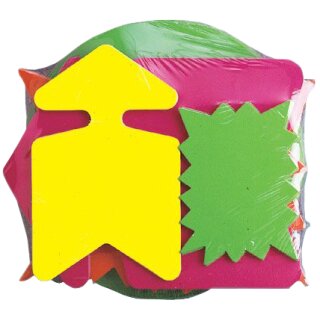 agipa Symbol Etiketten "Pfeil" gelb/orange 160 x 240 mm