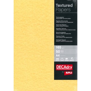 agipa Struktur Papier A4 165 g/qm Pergament gold 50 Blatt