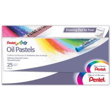 PentelArts Ölpastellkreide PHN4 25er Kunststoff Etui