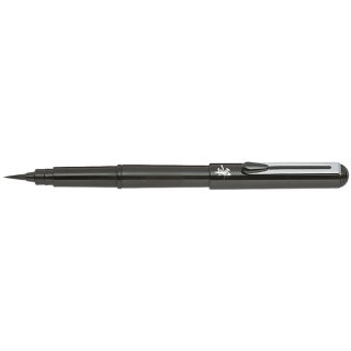 PentelArts Brush Pen Pinselstift Gehäuse schwarz inkl. 4 Patronen