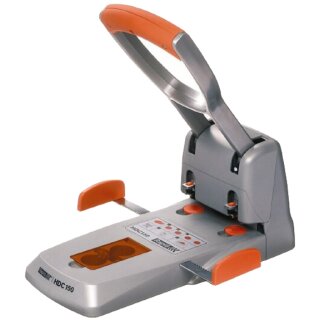 Rapid Registraturlocher Supreme HDC150/2 silber / orange
