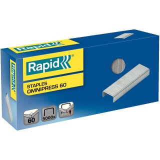 Rapid Heftklammern Omnipress 60 verzinkt 5.000 Stück