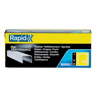 Rapid Heftklammern 13/8 verzinkt 5.000 Stück