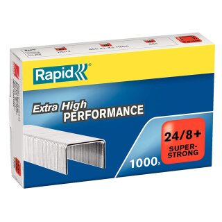 Rapid Heftklammern Super Strong 24/8+ galvanisiert 1.000 Stück