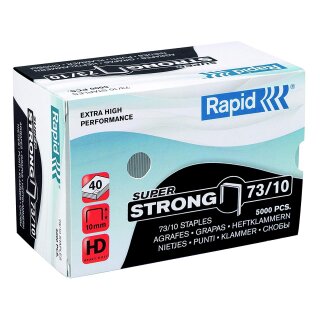 Rapid Heftklammern Super Strong 73/10 galvanisiert 5.000 Stück