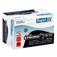 Rapid Heftklammern Super Strong 73/12 galvanisiert 5.000...