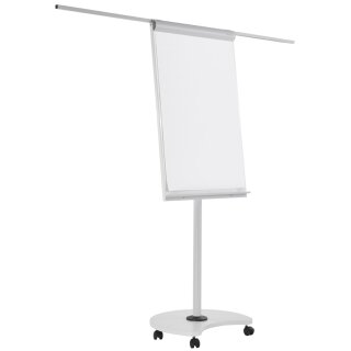 magnetoplan Flipchart "Junior Plus mobil" magnethaftend weiß / lichtgrau
