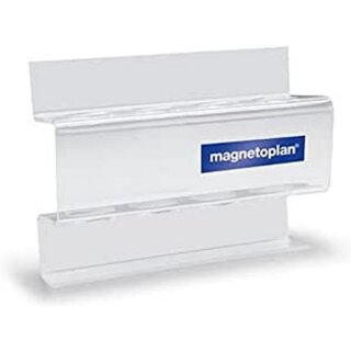 magnetoplan Acryl Markerhalter für 4 Boardmarker magnethaftend