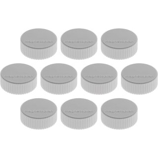 magnetoplan Discofix Rundmagnet "magnum" Durchmesser: 34 mm grau 10 Magnete