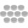 magnetoplan Discofix Rundmagnet "magnum" Durchmesser: 34 mm grau 10 Magnete
