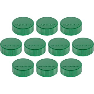 magnetoplan Discofix Rundmagnet "magnum" Durchmesser: 34 mm grün 10 Magnete