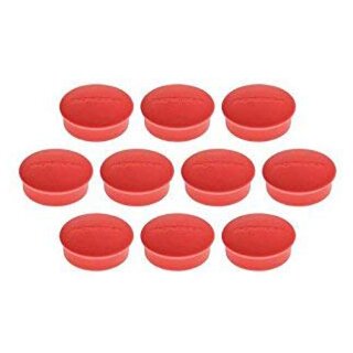 magnetoplan Discofix Rundmagnet "mini" 20 mm rot 10 Magnete