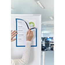 magnetoplan Magnetrahmen magnetofix A4 grau 5 Stück