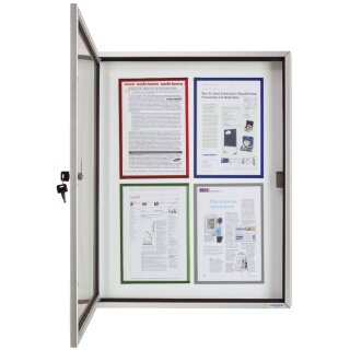 magnetoplan Schaukasten CC 9 x DIN A4 Außen /Innenbereich Speditionsversand
