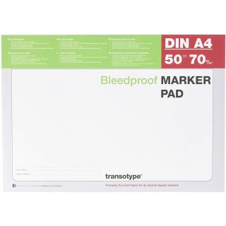 transotype Markerblock DIN A4 70 g/qm 50 Blatt