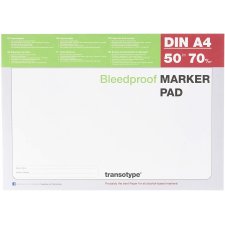 transotype Markerblock DIN A4 70 g/qm 50 Blatt