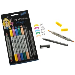 COPIC Hobbymarker ciao 5+1 Set Manga 1