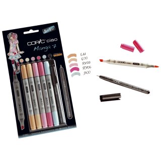 COPIC Hobbymarker ciao 5+1 Set Manga 7