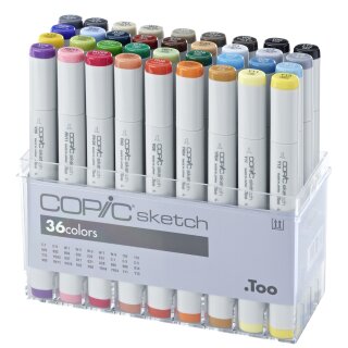 COPIC Profi Pinselmarker sketch 36er Set