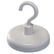 magnetoplan Hakenmagnet weiß Durchmesser: 36 mm